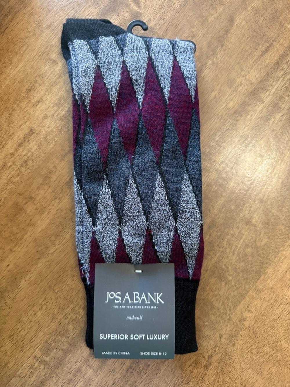 Jos. A. Bank mid calf soft luxury mid calf sock